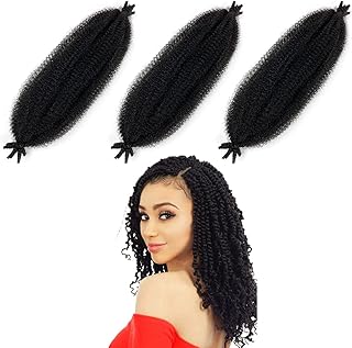 Braided hair Marley Twist, 16-inch pre-spared boring Afro hair, natural synthetic hair, hair extensions of soft hair adapted to women 3 pieces.. Your favorite online marketplace — DIAYTAR Nigeria delivers quick and cheap.