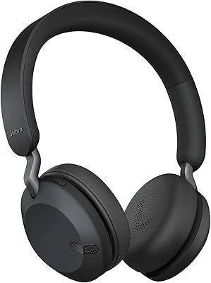 Jabra Elite 45h wireless supra -ear headset, compact and foldable with autonomy of 50 hours - Call technology with two microphones and integrated Alexa - Black titanium.. Say goodbye to long wait times — DIAYTAR Nigeria ships in just 5–8 days!