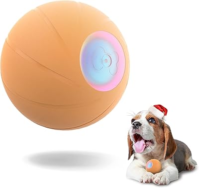 Interactive interactive toy Cheerble for dogs, sinister ball se, sticker wheeler, active rolling ball for small, medium and large dogs, animated ball with lights, fun birthday gift, orange.. DIAYTAR NIGERIA combines extensive variety with budget-friendly prices and prompt nationwide delivery.