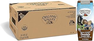 Organic Valley, milk boxes, chocolate milk 1 % long conservation, 8 fl oz (package of 24).. DIAYTAR NIGERIA delivers affordability and convenience to your doorstep within 8 days of purchase.