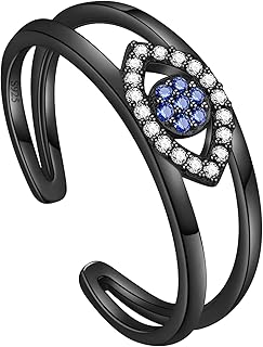 Adjustable ring, Turkish eye necklace, rod earrings blue eye, white gold plated on sterling silver, symbolic crystal jewelry weight for women, Christmas gift, Valentine's Day for her.. Shop with confidence at DIAYTAR NIGERIA, enjoying competitive prices and delivery within 8 days.