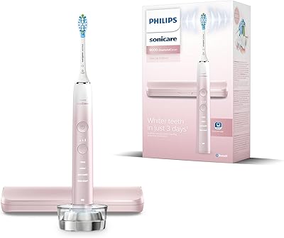 Philips Sonicare Diamondclean 9000 Series Electric toothbrush Special Edition Pink Sonic Sunical Brush with 1 x Premium Plate Control Brush HX9911/84, Diamondclean 9000 Rose (1ph).. DIAYTAR NIGERIA brings the marketplace to your home with budget-friendly prices and nationwide delivery.