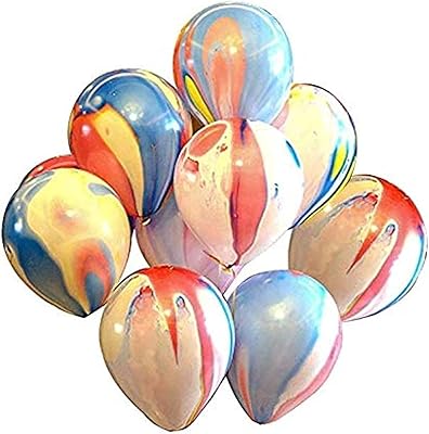 Agate marble balloons 20 pieces 12 "Ballons with colored latex embraces.. DIAYTAR NIGERIA: Bridging the gap between consumers and quality products with affordable nationwide shipping.