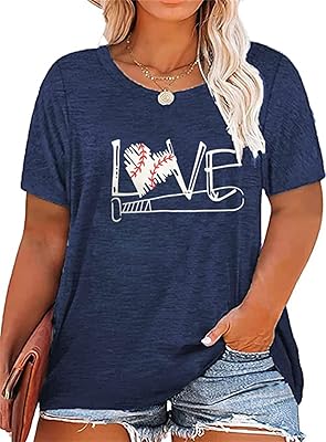 Overall baseball t-shirt with heart print for women, for baseball fans, Mother's Day gift, short sleeves (1x-5x).. Embrace the convenience of DIAYTAR NIGERIA with thousands of products at your fingertips, delivered nationwide.