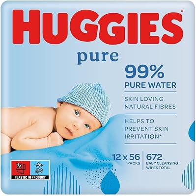 Baby wipes Huggies Natural Care - 99 % water, sensitive skin, Aloe Vera, 1 packet, 56 pieces (56 wipes in total).. Tired of overpriced goods and slow delivery? DIAYTAR Nigeria brings affordability and speed together with a wide selection of products.