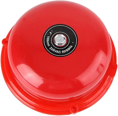 Interior electrical alarm bell, fire alarm bell with stop for external domestic use (12 volts).. DIAYTAR NIGERIA: Creating access to affordable products for every Nigerian with our swift delivery service.