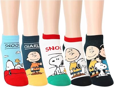 Set of socks under license Peanuts Snoopy & Woodstock for women.. DIAYTAR NIGERIA: Revolutionizing how Nigerians shop with affordable prices and prompt delivery services.