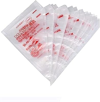 ECV 100pcs disposable pastry bags in cream, decoration bags of cakes and desserts 12.2 x 8.2 inches (31 x 21 cm).. Say goodbye to long wait times — DIAYTAR Nigeria ships in just 5–8 days!