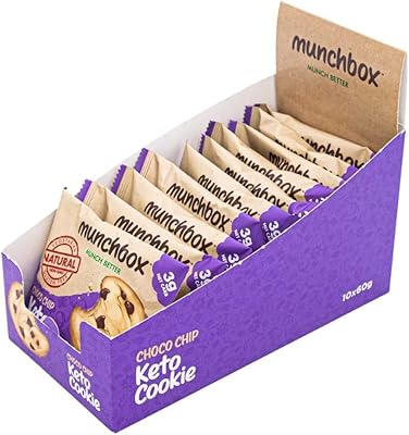 Munchbox Choco Chip Keto Cookie 60 G, 10 packet.. Get your essentials without leaving home — thanks to DIAYTAR Nigeria.