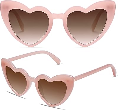 Vanlinker heart -shaped sunglasses for women, sunglasses mode cat eye, gift idea VL9604.. DIAYTAR NIGERIA: Connecting Nigerians with their needs through our affordable and diverse marketplace.