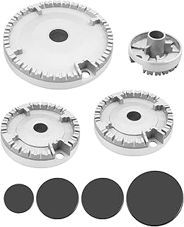 Set of universal chef hats for gas stove, oven, kitchen flame cover, adapts to most stove buttons, set of high -quality metal stoves cover.. Shop local, shop fast — DIAYTAR Nigeria delivers across the country.