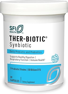 Probiotic Synbiotic Clear Labs de Ther -biotic - 50b CFU for digestive and immune support* - GI, microbiome + immune support - Probiotic with prebiotics - hypoallergenic, long conservation (30 units).. DIAYTAR NIGERIA delivers affordability and convenience with every purchase, shipped within the week.