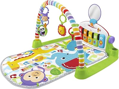 Fisher-Price Deluxe Kick & Play Piano British English edition gym.. DIAYTAR NIGERIA delivers more than expected with our extensive catalog and 5-8 day delivery service.