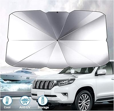Showway car windshield sun used for windshield, keep the car in the fridge and in good condition, blocks ultraviolet rays at high temperature, sun protection cover (large (79 x 145 cm)))).. DIAYTAR NIGERIA revolutionizes online shopping with competitive prices and reliable 5-8 day delivery.