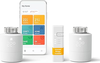 Intelligent Tado ° thermostat - WiFi V3+ WiFi starter kit - 2 x Smart radiator valves, heating control by digital application, easy to install, energy saving - works with Alexa, Apple Siri and Google Assistant.. DIAYTAR NIGERIA makes every purchase count with our affordable prices and reliable 5-8 day shipping.