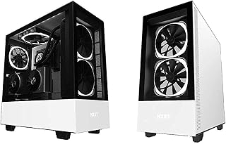 Dipped glass housing for medium tower NZXT H510 Elite RGB ATX with AER 2 - (white) fan.. DIAYTAR NIGERIA delivers value, variety, and convenience with our nationwide 5-8 day shipping.