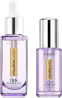 Repulpant & hydrating routine - Face serum & Eyes Hyaluron Expert from L'Oréal Paris.. Shop without boundaries at DIAYTAR NIGERIA, offering affordable products with convenient delivery times.