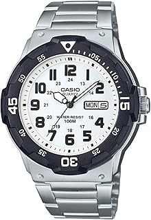 Analog watch for men in stainless steel MRW-200HD-7BVDF, silver, bracelet.. Skip the lines and shop online — DIAYTAR Nigeria delivers to your door in days.