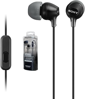 New Sony MDR -EX15AP stereo helmet - Black with micro and remote control - for Android/Apple/Rim/Windows - (عبوة التجئئة).. Skip the lines and shop online — DIAYTAR Nigeria delivers to your door in days.