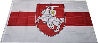 Stormflag Knight of Belarus Flags 3x5ft (90cmx150cm) polyester with two eyelets and double sewing.. DIAYTAR NIGERIA: Your one-stop e-commerce destination with affordable prices and nationwide delivery in 5-8 days.