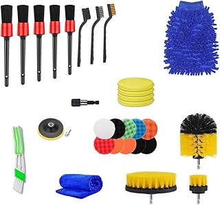 31 Pieces Car Cleaning Brushes Set of automatic drilling brushes Clean cleaning kit indoor dashboard exterior leather air conditioner.. DIAYTAR Nigeria offers great deals, a huge product variety, and delivery in under a week.
