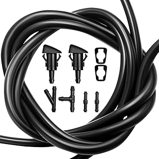 Kit of Azisen washing machine 【9pcs】, 2M washing machine liquid + 4 fans connectors + 2 fan nozzles + 2 rubber seals, connect the water pump and car nozzles, is suitable for most tubes of car washing machine.. Experience the ease of digital shopping with DIAYTAR NIGERIA's affordable and diverse marketplace.