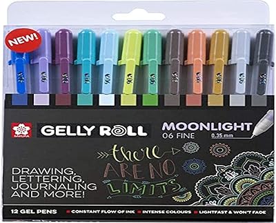 Collection Sakura Moonlight Fine Jelly Roll, GR.06 (0.35 mm), 12 black light-gelstve.. Shop smarter with DIAYTAR Nigeria — affordable prices and a wide product range delivered in just 5 to 8 days.