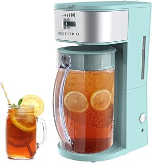 Litevo iced tea machine and iced coffee preparation system with 2 l carafe, sliding force selector to customize taste, stainless steel decoration (green).. Discover more ways to save — every day on DIAYTAR Nigeria.