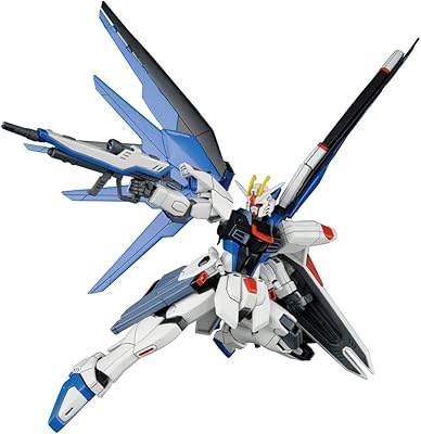 Bandai Hobby Freedom Gundam Figure 1/144 HGCE Multicolore, 8 inch.. Need something fast? Order it now from DIAYTAR Nigeria.