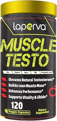 Laperva Muscle Testo capsules - improves performance, supports vitality and desire and reduces estrogen levels (120 vegetarian capsules).. DIAYTAR NIGERIA combines extensive variety with budget-friendly prices and prompt nationwide delivery.