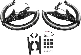 HONEL LIGHT ROTOR ROTOR ROTOR FOR HONDA GOLD WING GL1800 2018-2023, front left and right rotor accessories (black cover, blue light).. DIAYTAR NIGERIA revolutionizes online shopping with competitive prices and reliable 5-8 day delivery.