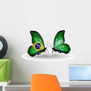 Two butterfly flags with Wallmonkeys, graphic wall decoration to take off and stick WM75787, 18 "of width x 12" in height - small.. Discover why millions choose DIAYTAR for affordable online shopping with delivery in just 5-8 days.