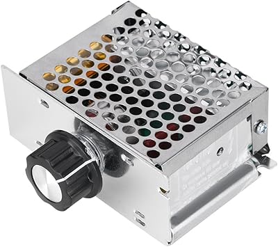 AC voltage regulator AC 10-220V 4000W, adjustable electric motor speed controller, large power module, thermostat for water heater, lamps and small engine.. With DIAYTAR Nigeria, everything is within reach — and within budget.
