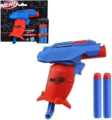 Alpha Strike SD -1 Single -Fire Slinger nerve dart - Includes 2 officials in official elite Élite foam - Easy to load prime fire.. Discover shopping made simple with DIAYTAR NIGERIA's comprehensive platform and nationwide delivery service.