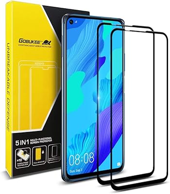 Huawei Nova 5T, Honor 20, Honor 20, Hond Verre Détér [Complete Board Cover] HD, Transparent HD, Striped, Digital Anti-Fondai, Suitable for Huawei Nova 5T/Honor 20 Case.. Make every purchase count with DIAYTAR Nigeria — shop smart, shop fast.