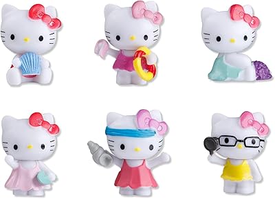 6 cute cat figurines set of toys chat figurines cupcake decorations decorations of magical garden festival decoration (pj kitty).. DIAYTAR NIGERIA: Your partner in affordable online shopping with dependable delivery within 8 days.