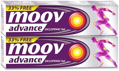Moov Diclofenac gel for rapid relief of Advance pain (30 g, package of 2).. Experience hassle-free shopping with DIAYTAR NIGERIA's user-friendly platform and prompt delivery service.