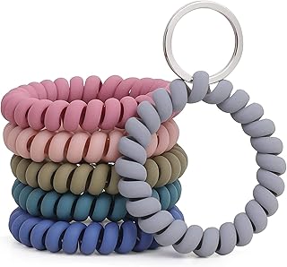 Oshengsi 6 Plastic Plastic Spiral Plastic Watchback Bracelet Elastic Car Key Cask Extensible Key Cask Broach Bracelet Plastic Key Cask.. DIAYTAR NIGERIA makes luxury accessible with our affordable prices and dependable delivery service.