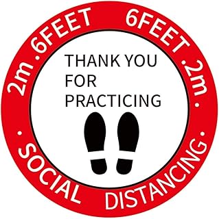 Social distance soil stickers of 254 cm Package of 10 Keep safety.. Embrace the convenience of DIAYTAR NIGERIA with thousands of products at your fingertips, delivered nationwide.