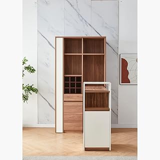 Home Box Aldrin rotating bar table, size 144 x 200 x 106 cm, brown/white.. From essentials to electronics, DIAYTAR Nigeria ships your order in no time.