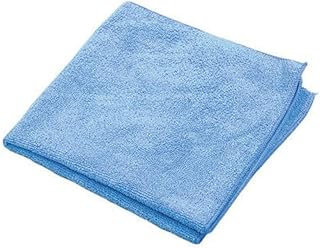 MicroWorks microfiber towel 2502-B-DZ, 16 "x 16", blue (12).. DIAYTAR NIGERIA brings a world of products to your fingertips with affordable prices and quick delivery.