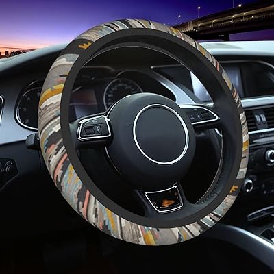 Universal steering wheel cover 15 inch non -slip in neoprene for accessories.. DIAYTAR NIGERIA: Where shopping meets satisfaction with affordable prices and prompt delivery services.