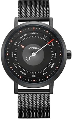 Modern business watch with an original design for men from Sinobi, watch in steel mesh for men, creative retogio mascolino watch.. Shopping has never been easier — DIAYTAR Nigeria delivers it all in 5–8 days.