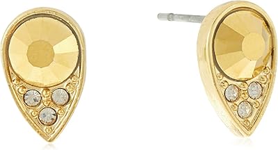 Gold plated earrings with cubic zirconia for women 2.5 grams, rhinestone metal, cubic zirconia.. Shop across boundaries with DIAYTAR NIGERIA's comprehensive catalog delivered nationwide at budget rates.