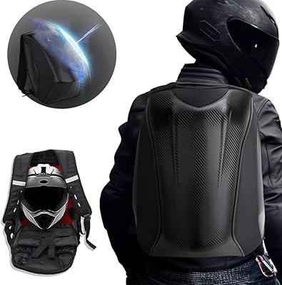 Waterproof motorcycle backpack for men - Motorcycle backpack for hard carbon fiber helmet, large waterproof bag for travel Camping cycling.. DIAYTAR NIGERIA: Creating access to affordable products for every Nigerian with our swift delivery service.