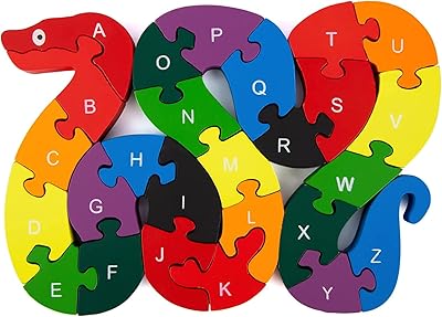 AMERITAR wooden puzzle, alphabet -shaped construction blocks, children's alphabet construction blocks.. DIAYTAR NIGERIA delivers on our promise of variety, affordability, and prompt nationwide service.