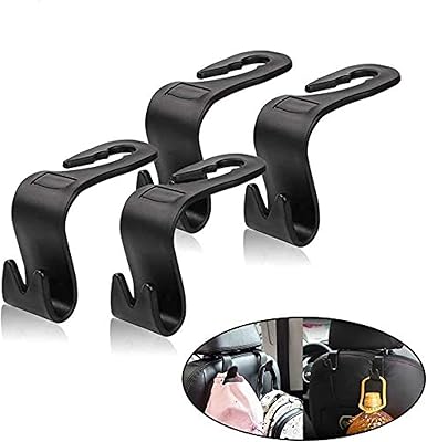 Universal storage organizer for car rear seat - robust and deep enough for handbags, handbags, coats, grocery bags, bottle holders (4 blacks).. No delays, no drama — just fast, affordable shopping with DIAYTAR Nigeria.