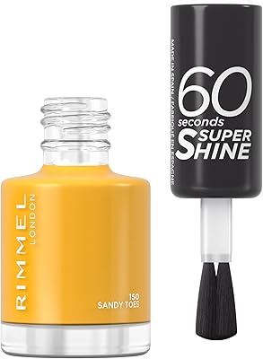 Nail polish Rimmel London 60 sec 150 Sandy Toes.. Enjoy low prices, wide selections, and reliable delivery with DIAYTAR Nigeria.