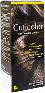 Coloring cream Nutramust Cuticolor, 60g - Dark chestnut 3.0 and revealing 60g.. DIAYTAR NIGERIA: Your trusted marketplace that combines variety, affordability and reliable shipping.
