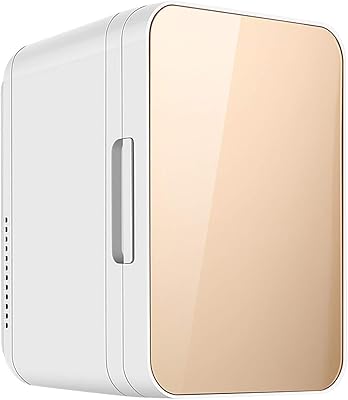 Mini car refrigerator 8 l, mini dual -use portable refrigerator, mini 12 V refrigerator (low noise), gold.. Enjoy stress-free shopping with affordable prices on DIAYTAR Nigeria.